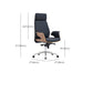 Modern Armless Office Chair Leather Adjustable Seat Height Desk Chair with Wheels Clearhalo 'furn' 'furn_office_chair' 'Furniture' 'Office Chairs' 'Office Furniture' 'office_chair' 7036220