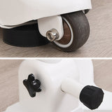 Escritorio de escritura de madera de la mesa de laptop de forma rectangular en forma de naturaleza en natural/blanco/marrón