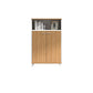 Armadio in legno di archiviazione laterale in stile scandinavo per home office