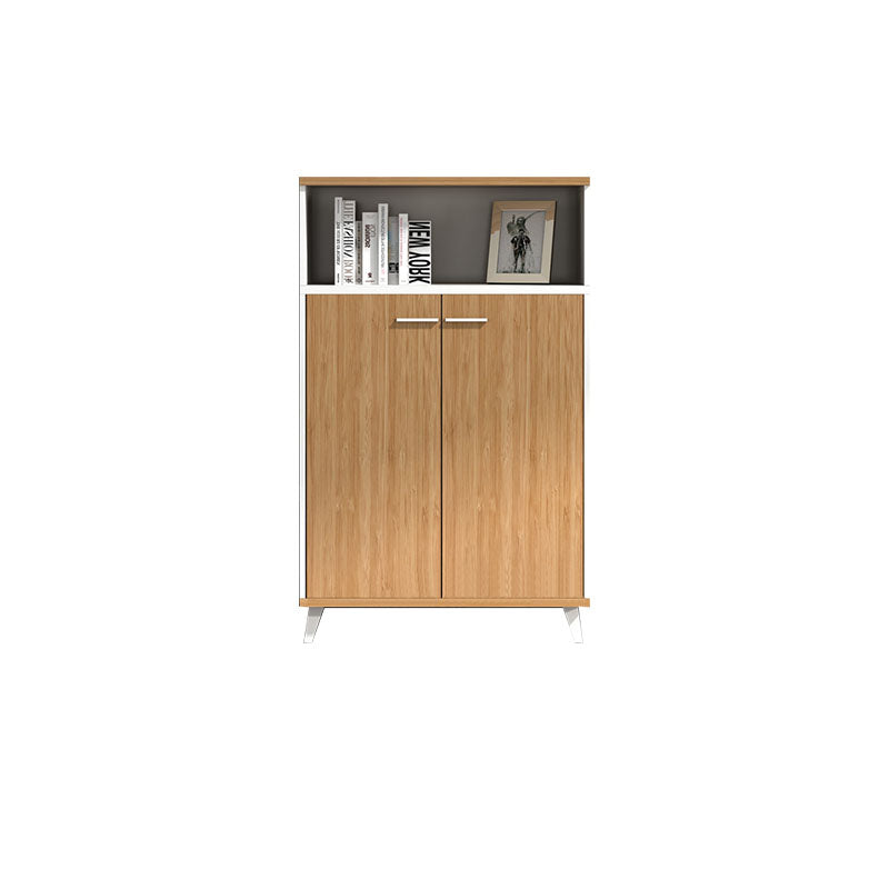 Armadio in legno di archiviazione laterale in stile scandinavo per home office
