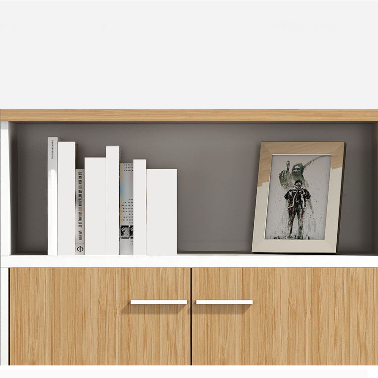 Armadio in legno di archiviazione laterale in stile scandinavo per home office