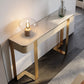 Mesa de acento de consola Glam Glam Table de sofá de la consola Half Moon para Hall para Hall