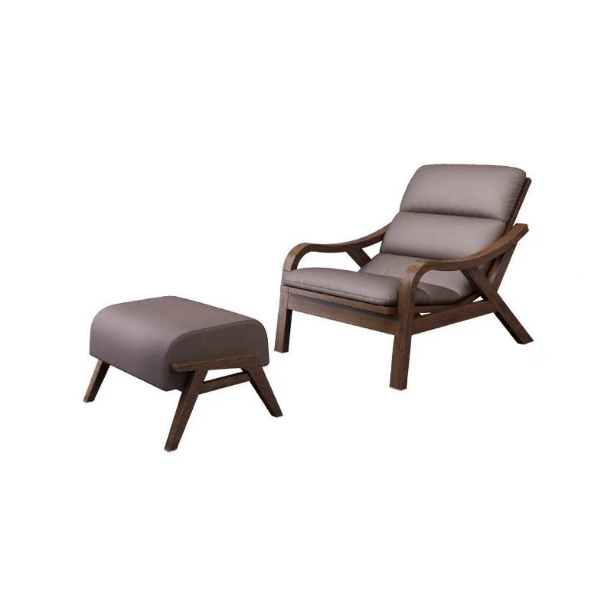 Chaise à bascule moderne du milieu du siècle