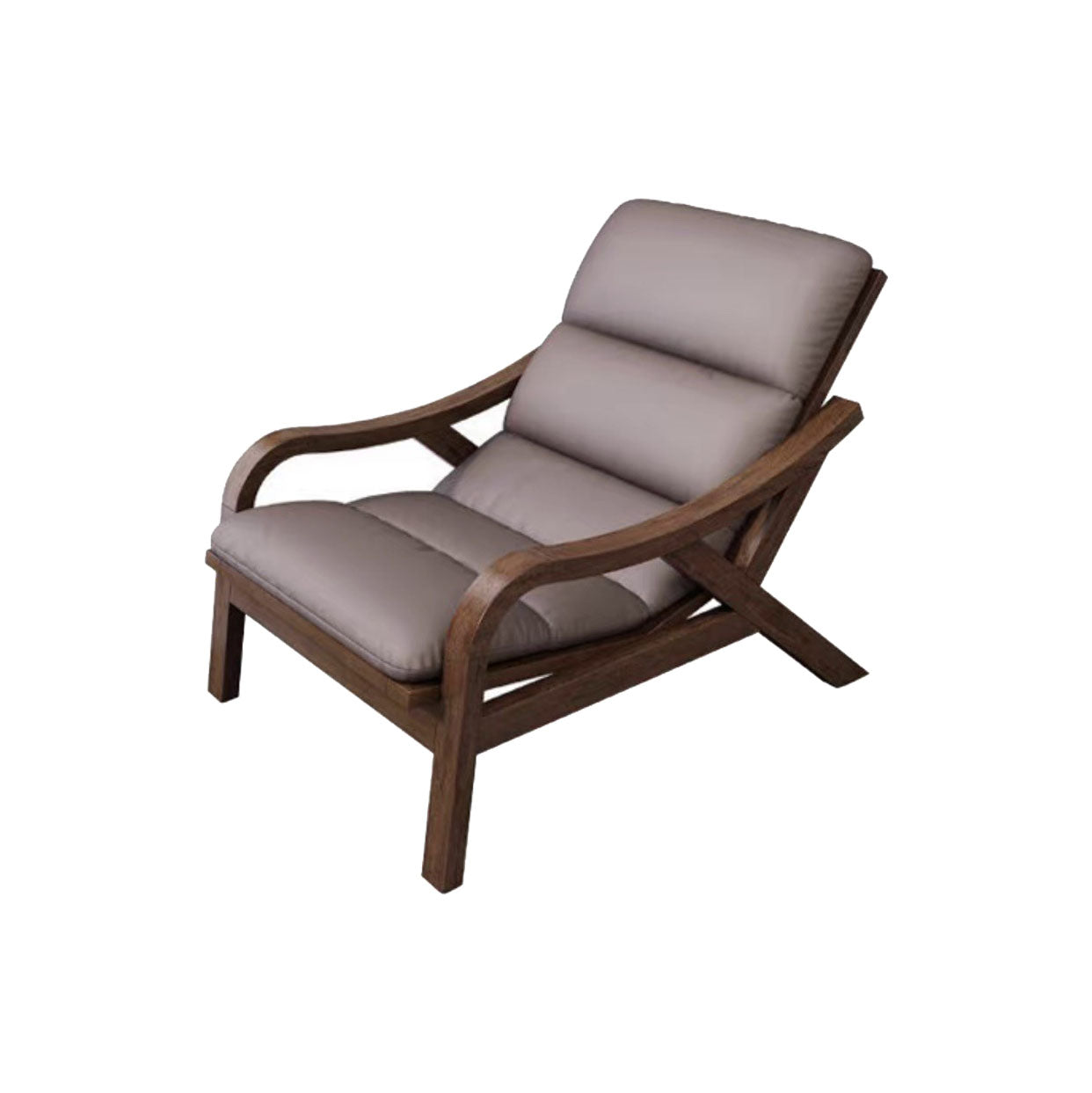 Chaise à bascule moderne du milieu du siècle