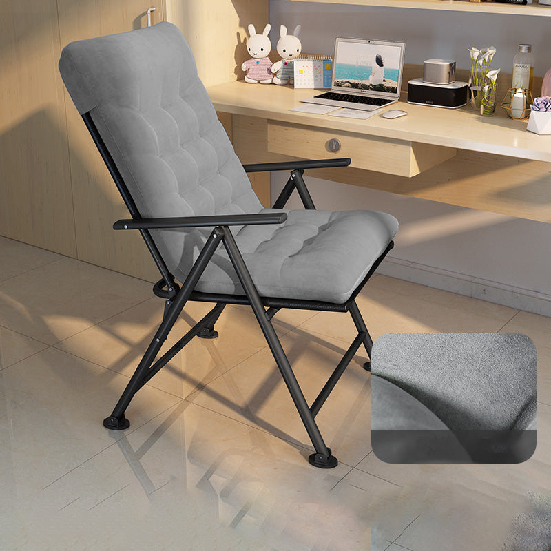 Polyester Blend Standard Recliner met getufte achterste maniaal-push back-recliner