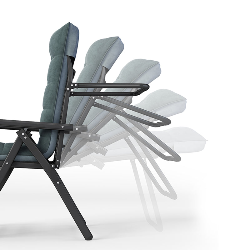 Polyester Blend Standard Recliner met getufte achterste maniaal-push back-recliner