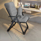 Polyester Blend Standard Recliner met getufte achterste maniaal-push back-recliner