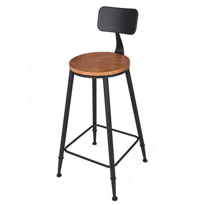 Industrial Rectangle Pub Table Set 1/4/6/7 Pieces Solid Wood Bar Set for Indoor