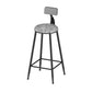 Glam Style Pub Table Set 1/3 Pieces Stone Counter Height Set for Dining Room Light-Grey 30"H Stool (Single) Clearhalo 'Bar Furniture' 'furn' 'furn_home_bar_bar_sets' 'Furniture' 'Home Bars & Bar Sets' 'home_bar_bar_sets' 'Kitchen & Dining Furniture' 7038787