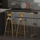 Glam Style Pub Table Set 1/3 Pieces Stone Counter Height Set for Dining Room Clearhalo 'Bar Furniture' 'furn' 'furn_home_bar_bar_sets' 'Furniture' 'Home Bars & Bar Sets' 'home_bar_bar_sets' 'Kitchen & Dining Furniture' 7038790