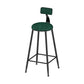 Glam Style Pub Table Set 1/3 Pieces Stone Counter Height Set for Dining Room Dark Green 30"H Stool (Single) Clearhalo 'Bar Furniture' 'furn' 'furn_home_bar_bar_sets' 'Furniture' 'Home Bars & Bar Sets' 'home_bar_bar_sets' 'Kitchen & Dining Furniture' 7038791