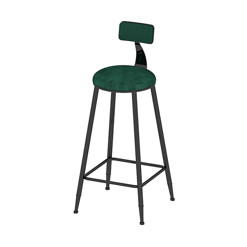 Glam Style Pub Table Set 1/3 Pieces Stone Counter Height Set for Dining Room Dark Green 30"H Stool (Single) Clearhalo 'Bar Furniture' 'furn' 'furn_home_bar_bar_sets' 'Furniture' 'Home Bars & Bar Sets' 'home_bar_bar_sets' 'Kitchen & Dining Furniture' 7038791