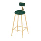 Glam Style Pub Table Set 1/3 Pieces Stone Counter Height Set for Dining Room Green 30"H Stool (Single) Clearhalo 'Bar Furniture' 'furn' 'furn_home_bar_bar_sets' 'Furniture' 'Home Bars & Bar Sets' 'home_bar_bar_sets' 'Kitchen & Dining Furniture' 7038794