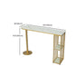 Juego de mesa de pub moderno, mesa de bar de piedra de 1/2/3 piezas con taburetes ajustables