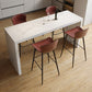 Modern Style Bar Table Set 1/3/4/5 Pieces Rectangle Stone Pub Table Set 5 Pieces: Table, 4 Stools Clearhalo 'Bar Furniture' 'furn' 'furn_home_bar_bar_sets' 'Furniture' 'Home Bars & Bar Sets' 'home_bar_bar_sets' 'Kitchen & Dining Furniture' 7038920