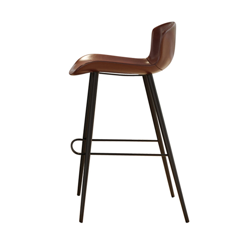 Modern Style Bar Table Set 1/3/4/5 Pieces Rectangle Stone Pub Table Set Brown 30"H Stool (Single) Clearhalo 'Bar Furniture' 'furn' 'furn_home_bar_bar_sets' 'Furniture' 'Home Bars & Bar Sets' 'home_bar_bar_sets' 'Kitchen & Dining Furniture' 7038924