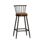 Industrial Bar Table Set 1/5/9 Pieces Solid Wood Pub Table Set for Indoor Black 30"H Stool (Single) Clearhalo 'Bar Furniture' 'furn' 'furn_home_bar_bar_sets' 'Furniture' 'Home Bars & Bar Sets' 'home_bar_bar_sets' 'Kitchen & Dining Furniture' 7038939