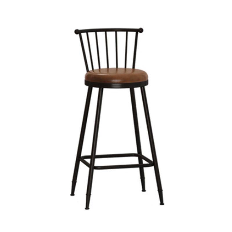Industrial Bar Table Set 1/5/9 Pieces Solid Wood Pub Table Set for Indoor Black 30"H Stool (Single) Clearhalo 'Bar Furniture' 'furn' 'furn_home_bar_bar_sets' 'Furniture' 'Home Bars & Bar Sets' 'home_bar_bar_sets' 'Kitchen & Dining Furniture' 7038939