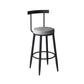 Industrial Bar Table Set 1/5/9 Pieces Solid Wood Pub Table Set for Indoor Grey 30"H Stool (Single) Clearhalo 'Bar Furniture' 'furn' 'furn_home_bar_bar_sets' 'Furniture' 'Home Bars & Bar Sets' 'home_bar_bar_sets' 'Kitchen & Dining Furniture' 7038941