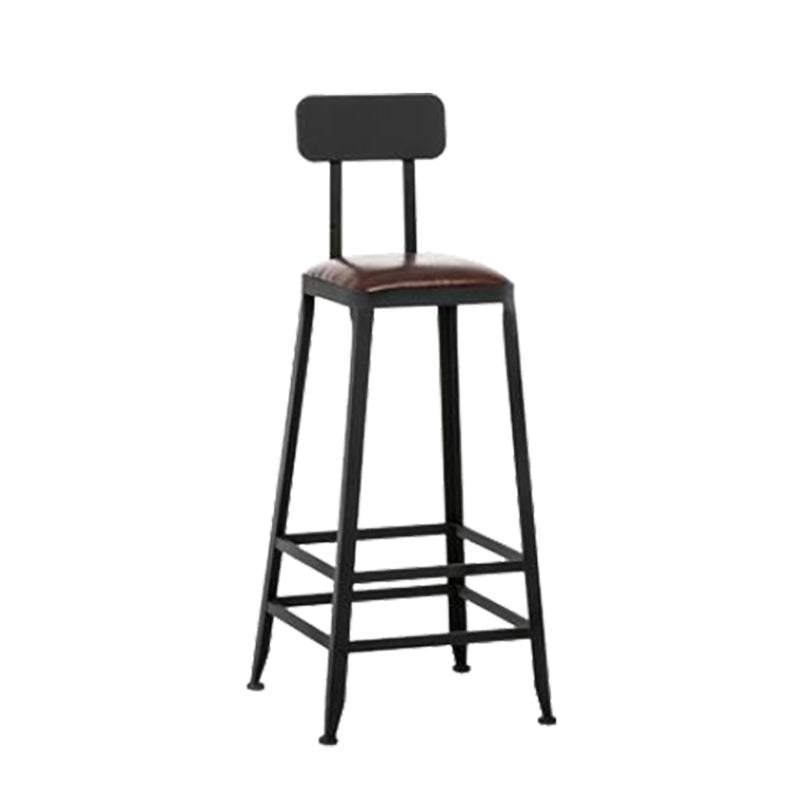 Industrial Bar Table Set 1/5/9 Pieces Solid Wood Pub Table Set for Indoor Brown 30"H Stool (Single) Clearhalo 'Bar Furniture' 'furn' 'furn_home_bar_bar_sets' 'Furniture' 'Home Bars & Bar Sets' 'home_bar_bar_sets' 'Kitchen & Dining Furniture' 7038943