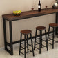 Industrial Bar Table Set 1/5/9 Pieces Solid Wood Pub Table Set for Indoor Clearhalo 'Bar Furniture' 'furn' 'furn_home_bar_bar_sets' 'Furniture' 'Home Bars & Bar Sets' 'home_bar_bar_sets' 'Kitchen & Dining Furniture' 7038948