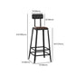 Industrial Bar Table Set 1/5/9 Pieces Solid Wood Pub Table Set for Indoor Clearhalo 'Bar Furniture' 'furn' 'furn_home_bar_bar_sets' 'Furniture' 'Home Bars & Bar Sets' 'home_bar_bar_sets' 'Kitchen & Dining Furniture' 7038953