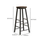Industrial Bar Table Set 1/5/9 Pieces Solid Wood Pub Table Set for Indoor Clearhalo 'Bar Furniture' 'furn' 'furn_home_bar_bar_sets' 'Furniture' 'Home Bars & Bar Sets' 'home_bar_bar_sets' 'Kitchen & Dining Furniture' 7038966