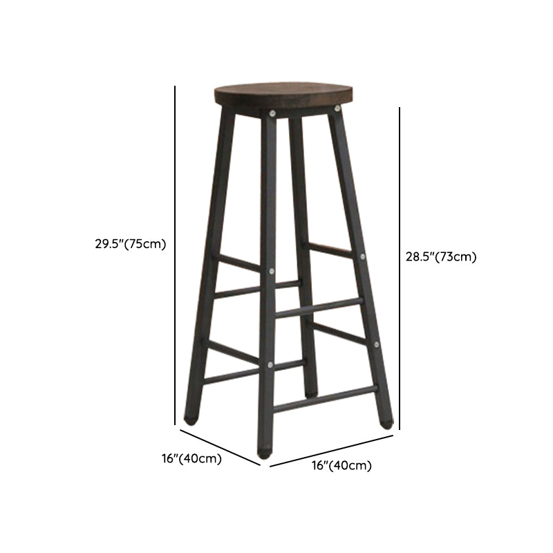 Industrial Bar Table Set 1/5/9 Pieces Solid Wood Pub Table Set for Indoor Clearhalo 'Bar Furniture' 'furn' 'furn_home_bar_bar_sets' 'Furniture' 'Home Bars & Bar Sets' 'home_bar_bar_sets' 'Kitchen & Dining Furniture' 7038966