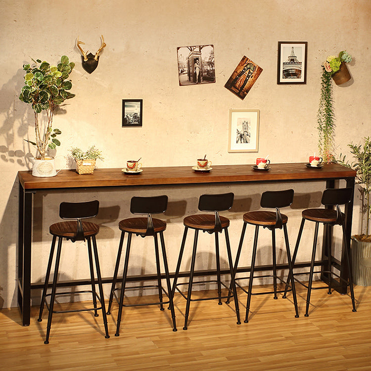 1/4/6/11-delige barkruk en tafelset Massief houten bartafelset