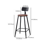 1/4/6/11 Pieces Bar Stool and Table Set Solid Wood Bar Table Set