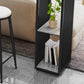 Modern Rectangle Bar Table Set 1/3 Pcs Black and Gold Metal Frame Bar Table and Stools Clearhalo 'Bar Furniture' 'furn' 'furn_home_bar_bar_sets' 'Furniture' 'Home Bars & Bar Sets' 'home_bar_bar_sets' 'Kitchen & Dining Furniture' 7039036