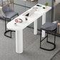 Modern Free Form Bar Table Set 1/3 Pcs Stone Top Bar Table and Upholstered Stools Clearhalo 'Bar Furniture' 'furn' 'furn_home_bar_bar_sets' 'Furniture' 'Home Bars & Bar Sets' 'home_bar_bar_sets' 'Kitchen & Dining Furniture' 7039082