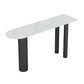Modern Free Form Bar Table Set 1/3 Pcs Stone Top Bar Table and Upholstered Stools Table Black Clearhalo 'Bar Furniture' 'furn' 'furn_home_bar_bar_sets' 'Furniture' 'Home Bars & Bar Sets' 'home_bar_bar_sets' 'Kitchen & Dining Furniture' 7039083