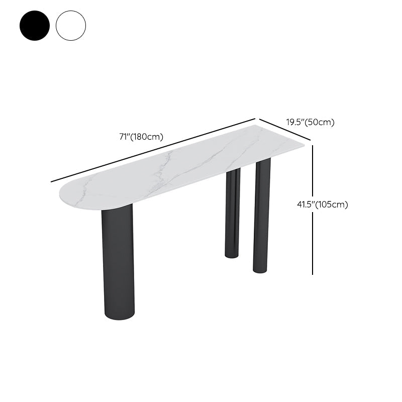 Modern Free Form Bar Table Set 1/3 Pcs Stone Top Bar Table and Upholstered Stools Clearhalo 'Bar Furniture' 'furn' 'furn_home_bar_bar_sets' 'Furniture' 'Home Bars & Bar Sets' 'home_bar_bar_sets' 'Kitchen & Dining Furniture' 7039093