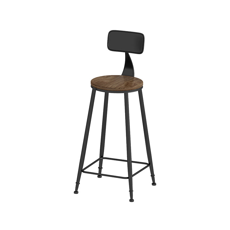 Rectangle Bar Pub Table Set 1/4 Pcs Solid Wood Top Bar Table and Iron Stools Chair(s) None 1 Piece Clearhalo 'Bar Furniture' 'furn' 'furn_home_bar_bar_sets' 'Furniture' 'Home Bars & Bar Sets' 'home_bar_bar_sets' 'Kitchen & Dining Furniture' 7039096