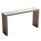 Glam Stone Bar Table Set 1/2/3 Pieces Rectangle Bar table with Upholstered Stools Table Brown 1 Piece Clearhalo 'Bar Furniture' 'furn' 'furn_home_bar_bar_sets' 'Furniture' 'Home Bars & Bar Sets' 'home_bar_bar_sets' 'Kitchen & Dining Furniture' 7039113