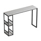 Glam Bar Pub Table Set 1/3 Pcs Stone Top Bar Table with Upholstered Stools Clearhalo 'Bar Furniture' 'furn' 'furn_home_bar_bar_sets' 'Furniture' 'Home Bars & Bar Sets' 'home_bar_bar_sets' 'Kitchen & Dining Furniture' 7039132