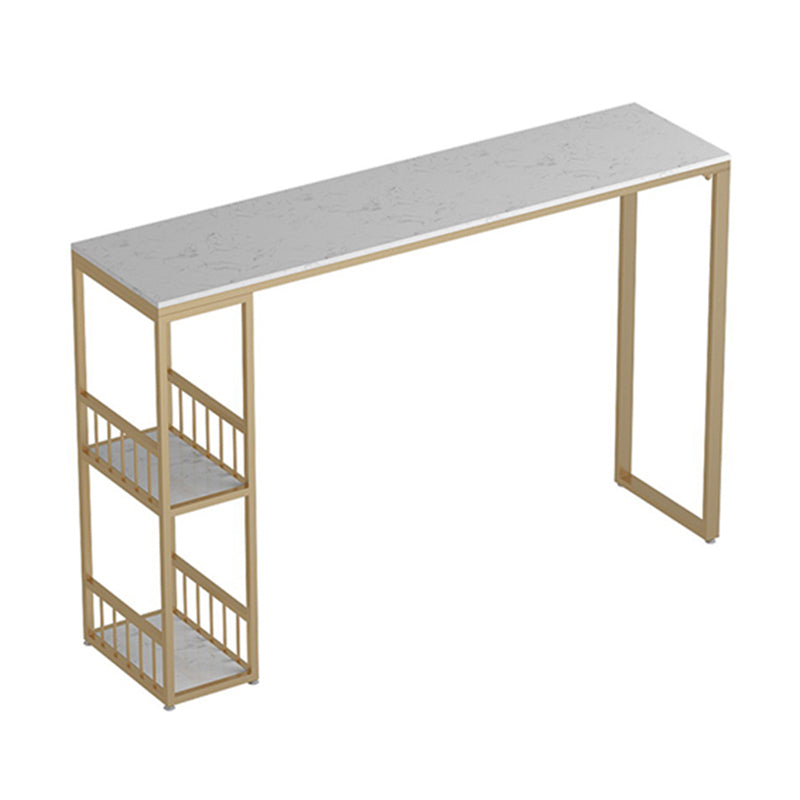 Glam Bar Pub Table Set 1/3 Pcs Stone Top Bar Table with Upholstered Stools Clearhalo 'Bar Furniture' 'furn' 'furn_home_bar_bar_sets' 'Furniture' 'Home Bars & Bar Sets' 'home_bar_bar_sets' 'Kitchen & Dining Furniture' 7039137