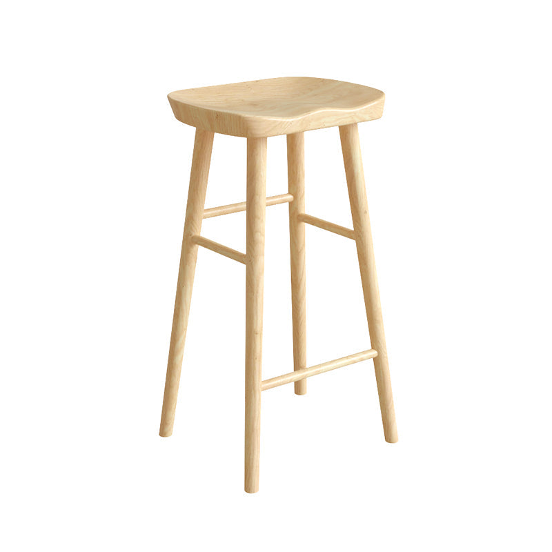 Ensemble de table de bar rectangulaire Glam, 1/3 pièces, table de bar et tabourets en bois massif naturel