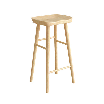 Ensemble de table de bar rectangulaire Glam, 1/3 pièces, table de bar et tabourets en bois massif naturel