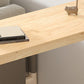 Ensemble de table de bar rectangulaire Glam, 1/3 pièces, table de bar et tabourets en bois massif naturel