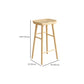 Ensemble de table de bar rectangulaire Glam, 1/3 pièces, table de bar et tabourets en bois massif naturel