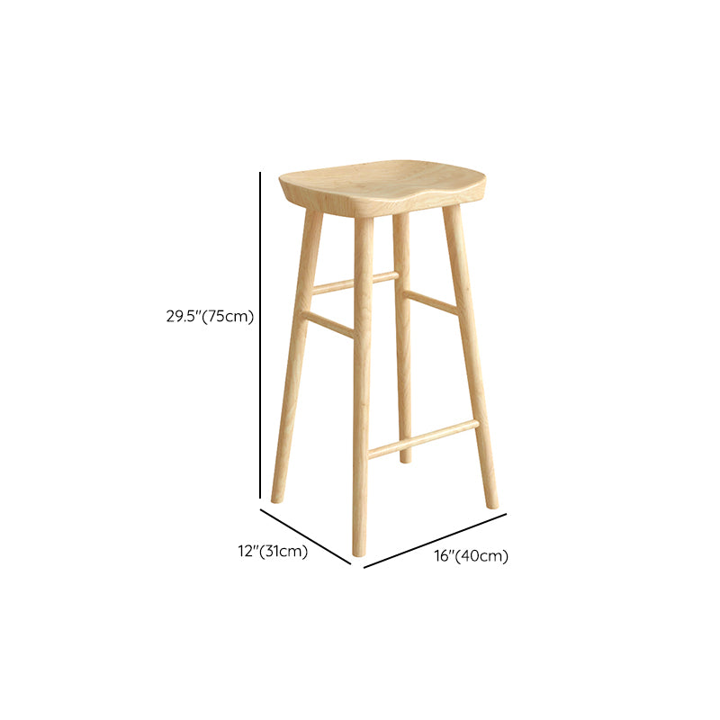 Ensemble de table de bar rectangulaire Glam, 1/3 pièces, table de bar et tabourets en bois massif naturel