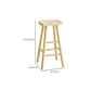 Double Pedestal Bar Table Set 2/3 Pcs Solid Wood Bar Table and Backless Stools Clearhalo 'Bar Furniture' 'furn' 'furn_home_bar_bar_sets' 'Furniture' 'Home Bars & Bar Sets' 'home_bar_bar_sets' 'Kitchen & Dining Furniture' 7039258