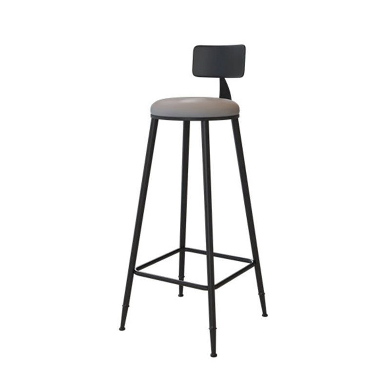 Glam Rectangle Bar Table Set 1/4/7 Pcs Iron Frame Bar Table and Upholstered Stools Chair(s) None Black-Gray Clearhalo 'Bar Furniture' 'furn' 'furn_home_bar_bar_sets' 'Furniture' 'Home Bars & Bar Sets' 'home_bar_bar_sets' 'Kitchen & Dining Furniture' 7039267