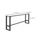 Glam Rectangle Bar Table Set 1/4/7 Pcs Iron Frame Bar Table and Upholstered Stools Clearhalo 'Bar Furniture' 'furn' 'furn_home_bar_bar_sets' 'Furniture' 'Home Bars & Bar Sets' 'home_bar_bar_sets' 'Kitchen & Dining Furniture' 7039278