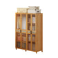 Modern Style Wardrobe Cabinet Wood Clothes Rail Wardrobe Armoire with Legs 47"L x 17"W x 63"H With Clothing Rod Clearhalo 'Armoires & Wardrobes' 'armoires_wardrobes' 'Bedroom Furniture' 'furn' 'furn_armoires_wardrobes' 'Furniture' 7039293