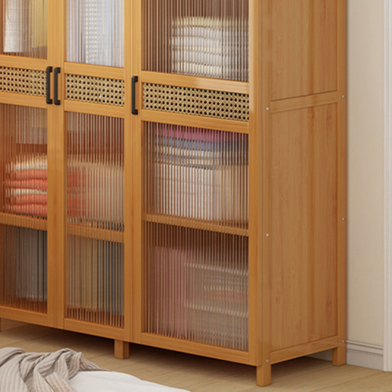 Modern Style Wardrobe Cabinet Wood Clothes Rail Wardrobe Armoire with Legs Clearhalo 'Armoires & Wardrobes' 'armoires_wardrobes' 'Bedroom Furniture' 'furn' 'furn_armoires_wardrobes' 'Furniture' 7039303