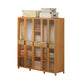 Modern Style Wardrobe Cabinet Wood Clothes Rail Wardrobe Armoire with Legs 59"L x 17"W x 63"H With Clothing Rod Clearhalo 'Armoires & Wardrobes' 'armoires_wardrobes' 'Bedroom Furniture' 'furn' 'furn_armoires_wardrobes' 'Furniture' 7039305