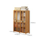 Modern Style Wardrobe Cabinet Wood Clothes Rail Wardrobe Armoire with Legs Clearhalo 'Armoires & Wardrobes' 'armoires_wardrobes' 'Bedroom Furniture' 'furn' 'furn_armoires_wardrobes' 'Furniture' 7039310